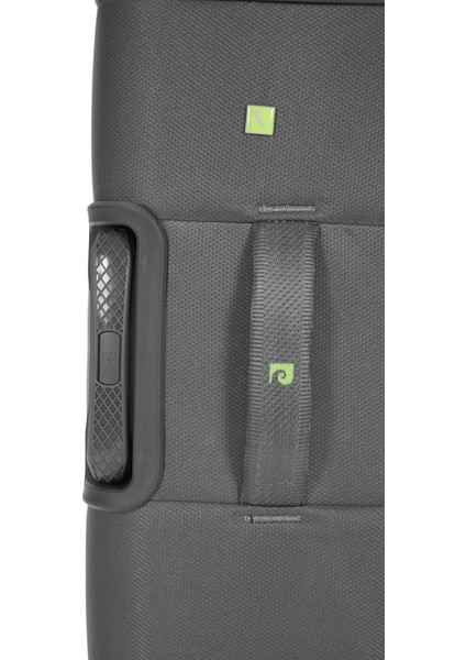 2'li Valiz Seti Orta Ve Kabin Boy Lüx Kumaş Valiz Antrasit 04pc6000