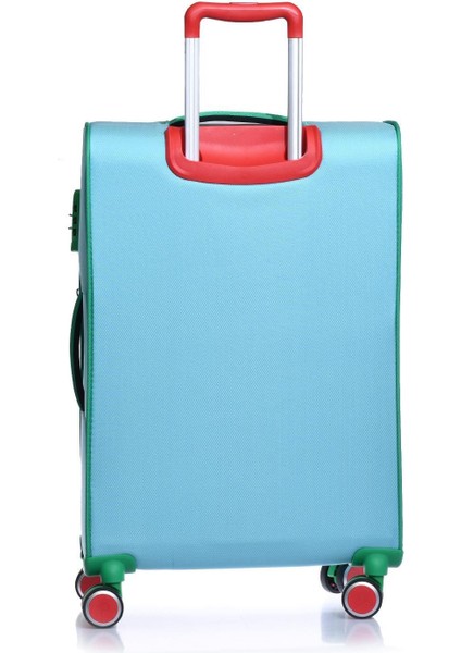 Benetton Orta Boy Kumaş Valiz Aqua Bnt2100 modelleri