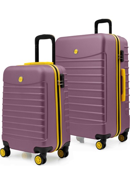 2'li Valiz Seti Büyük Boy - Kabin Boy Rose 1168 fırsatları