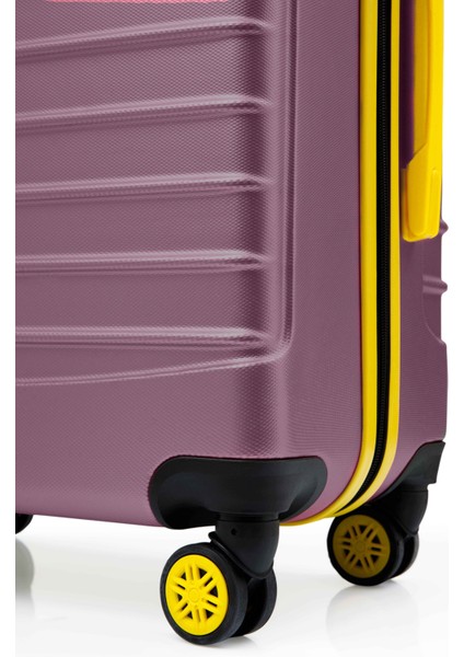 2'li Valiz Seti Büyük Boy - Kabin Boy Rose 1168