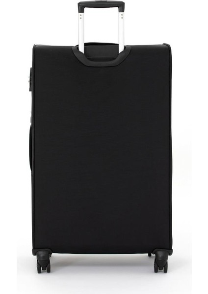 2'li Valiz Seti Büyük Ve Kabin Boy Lüx Kumaş Valiz Siyah 04pc4200 modelleri