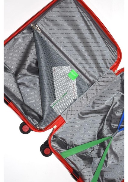 Benetton Kabin Boy %100 Polipropilen Valiz Kırmızı Bnt2000 fırsatları