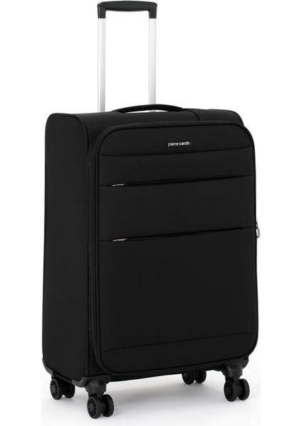 2'li Valiz Seti Orta Ve Kabin Boy Lüx Kumaş Valiz Siyah 04pc4200 fiyatları