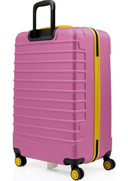 3'lü Valiz Seti Büyük Boy - Orta Boy - Kabin Boy Pembe 1168 indirimleri