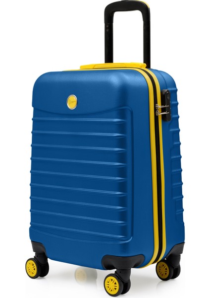 2'li Valiz Seti Büyük Boy - Kabin Boy Lacivert 1168