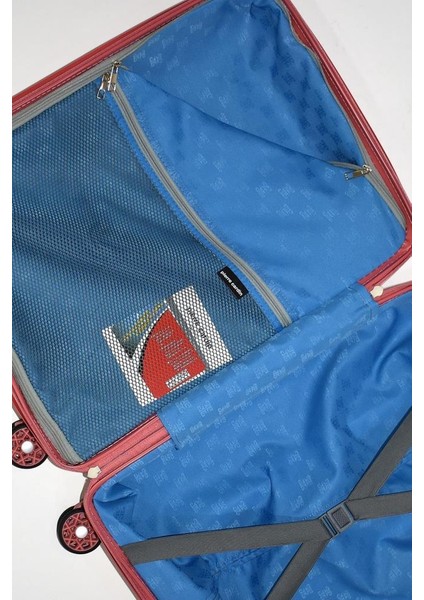 Polipropilen Valiz 2'li Valiz Seti Orta Boy - Kabin Boy Pudra 04pc7060