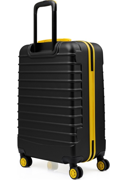 2'li Valiz Seti Orta Boy - Kabin Boy Siyah 1168