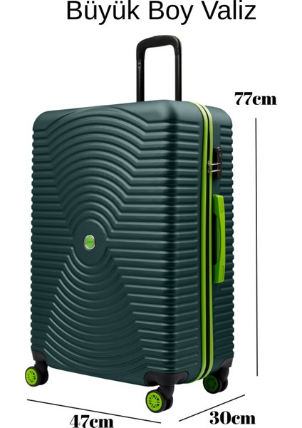 Büyük Boy Valiz 4x2 Teker Haki 1169 fırsatları