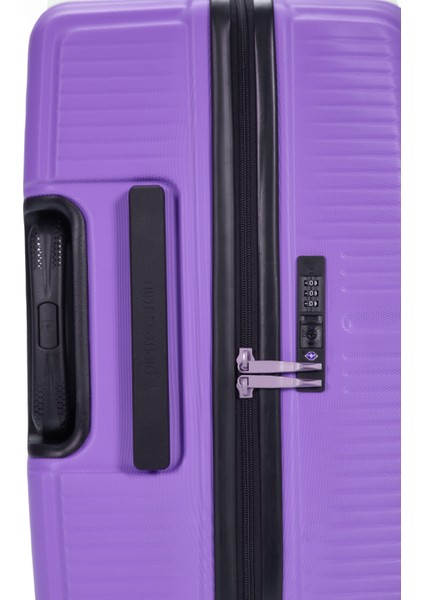 2'li Valiz Seti Büyük Boy - Kabin Boy Lila 04pc6500