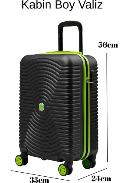 Kabin Boy Valiz 4x2 Teker Siyah 1169 fırsatları