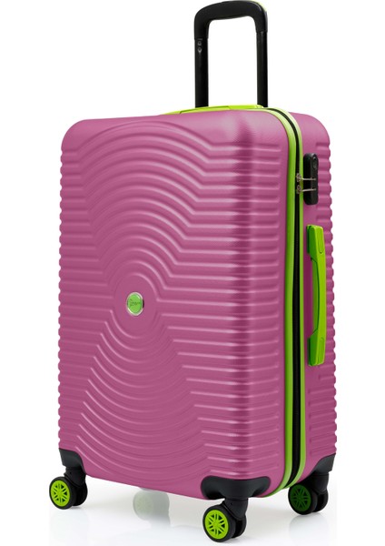 Kabin Boy Valiz 4x2 Teker Pembe 1169