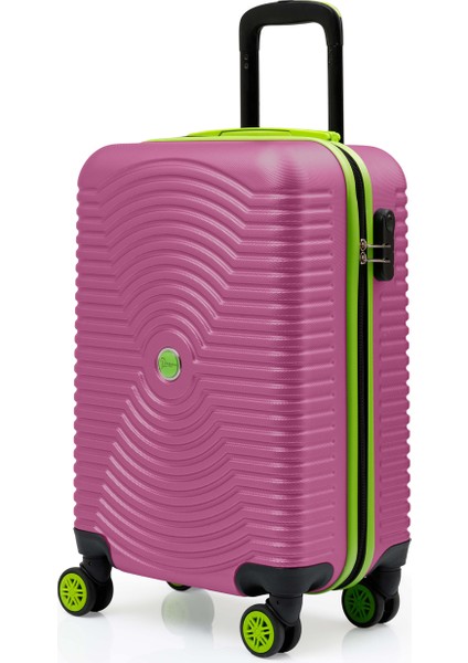 Kabin Boy Valiz 4x2 Teker Pembe 1169
