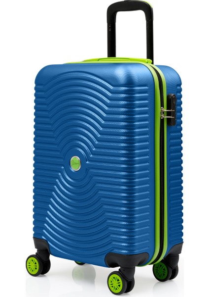 Kabin Boy Valiz 4x2 Teker Mavi 1169
