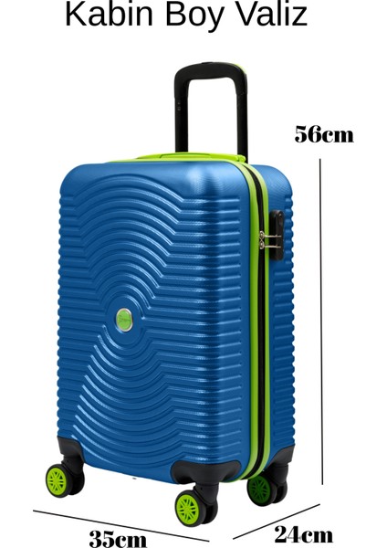 Kabin Boy Valiz 4x2 Teker Mavi 1169 fırsatları
