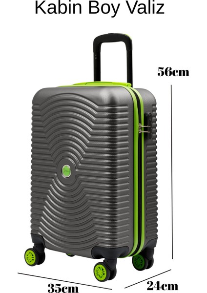 Kabin Boy Valiz 4x2 Teker Antrasit 1169 fırsatları