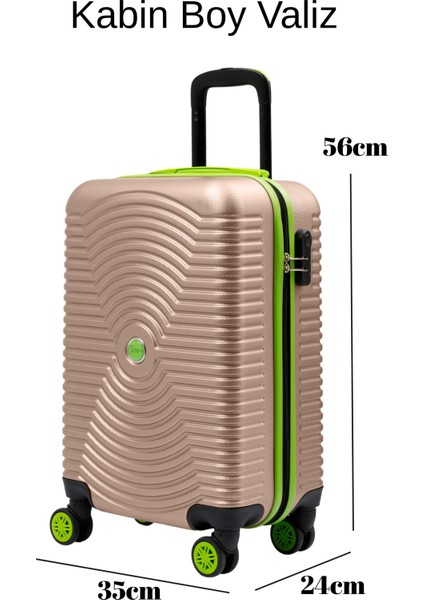 Kabin Boy Valiz 4x2 Teker Altın 1169 fırsatları