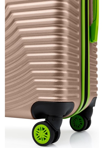 Kabin Boy Valiz 4x2 Teker Altın 1169
