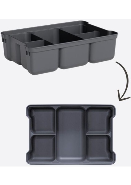 Kilitli Bölmeli Saklama Kutusu, Bujiteri Takı Ilaç Dikiş Ip Kırtasiye Oyuncak Organizer 3,2 Litre modelleri