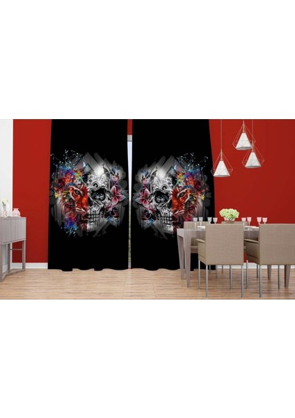 3D Baskılı Fon Perde 409