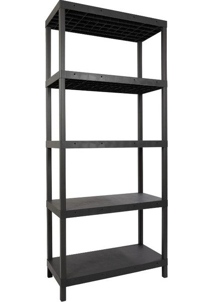 5 Katlı 31x93x215 Cm Plastik Raf - Depo, Arşiv, Kiler, Dosya, Market, Bakkal Rafı modelleri