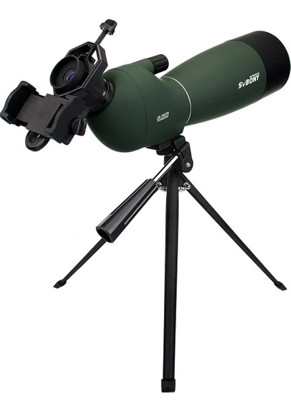 Svbony SV28 75X70MM Monoküler Teleskop Kuş Gözlem Dürbünü Telefon Uyumlu, Su Geçirmez