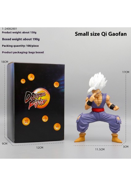 Yedi Dragon Ball Süper Saiyan El Yapmak Için Anime Modeli Çevre Süsleri Sun Wukong Vegeta Klasik Süper Sai (Yurt Dışından)