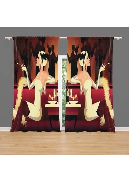 3D Baskılı Fon Perde 601