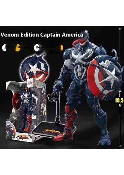 Anime Avengers Demir Adam Ofis Parçası Oyuncaklar Kaptan Amerika (Yurt Dışından)