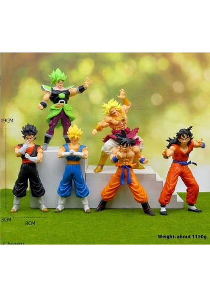 Yedi Dragon Ball Süper Saiyan El Yapmak Için Anime Modeli Çevre Süsleri Sun Wukong Vegeta Klasik Süper Sai (Yurt Dışından)