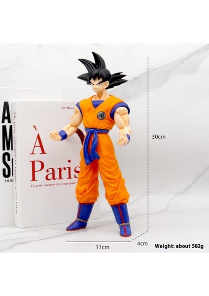 Yedi Dragon Ball Süper Saiyan El Yapmak Için Anime Modeli Çevre Süsleri Sun Wukong Vegeta Klasik Süper Sai (Yurt Dışından)