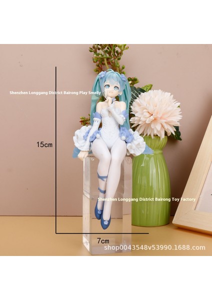 Hatsune Miku El Modeli Ikincil Yuan Sevimli Masaüstü Şasi Süsleri El Aleti (Yurt Dışından)