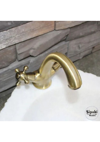 Antik Banyo Lavabo Bataryası - Çift Kollu modelleri