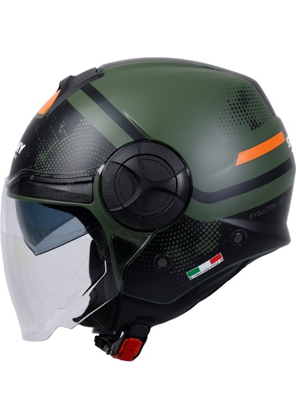 Sw 737 Gemını Army Green Yarım Kask