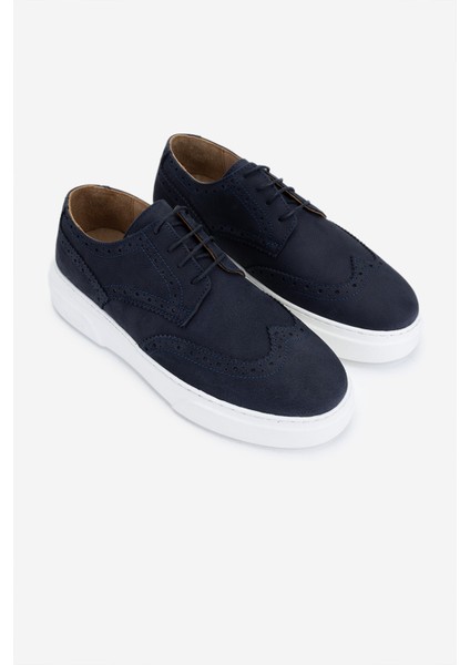 Erkek Hakiki Deri Lacivert Nubuk Sneakers & Spor Ayakkabı 871 1207 Erk Erk Y25 Lacı Nbk fiyatları