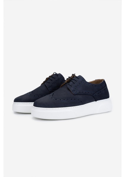 Erkek Hakiki Deri Lacivert Nubuk Sneakers & Spor Ayakkabı 871 1207 Erk Erk Y25 Lacı Nbk indirimleri