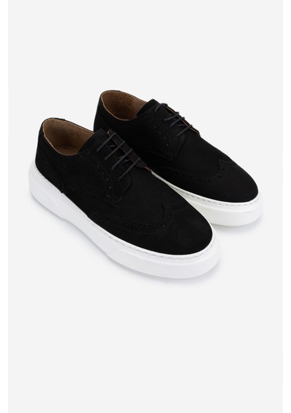 Erkek Hakiki Deri Siyah Nubuk Sneakers & Spor Ayakkabı 871 1207 Erk Erk Y25 Sıyah Nbk fiyatları