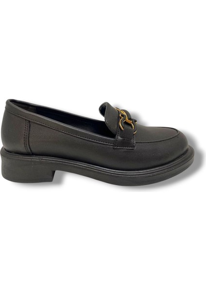 Fancy 129-25 Deri Anatomik Şerit Tokalı Loafer Kadın ayakkabı fiyatları