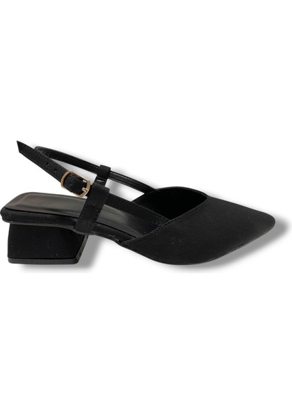 C-Shoes 6004-25 Zara V Ağız Kısa Topuk Kadın Ayakkab