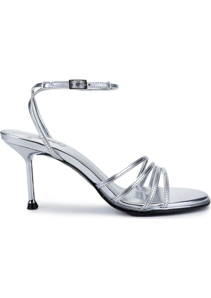 Kadın Hakiki Deri Lame Topuklu Ayakkabı 1135 1006 Bn Ayk Y25 Lame