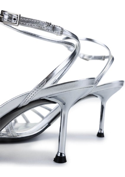 Kadın Hakiki Deri Lame Topuklu Ayakkabı 1135 1006 Bn Ayk Y25 Lame fırsatları