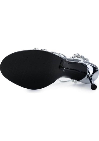 Kadın Hakiki Deri Lame Topuklu Ayakkabı 1135 1006 Bn Ayk Y25 Lame indirimleri