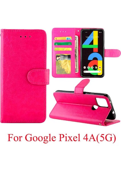 Google Piksel 4A 5g Kickstand Manyetik Kapatma Darbeye Pu Için Flip Case (Yurt Dışından) fiyatları