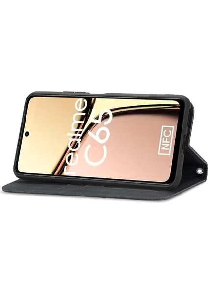 Realme C65 Cüzdan Flip Kapak Için Flip Case Basit Iş Darbeye (Yurt Dışından) fiyatları