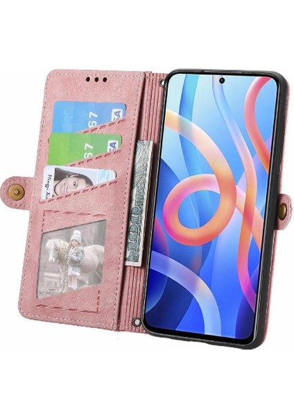 Xiaomi Redmi Not 11 Için Flip Case 4g Darbeye Basit Iş Cüzdan (Yurt Dışından) fırsatları