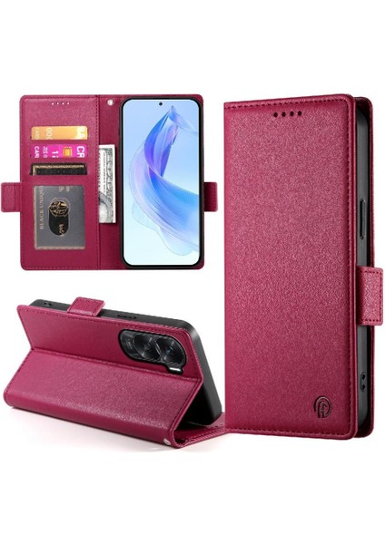 Onur X50I Günlük Kullanım Için Flip Case Cüzdan Kartvizit Yuvaları (Yurt Dışından)