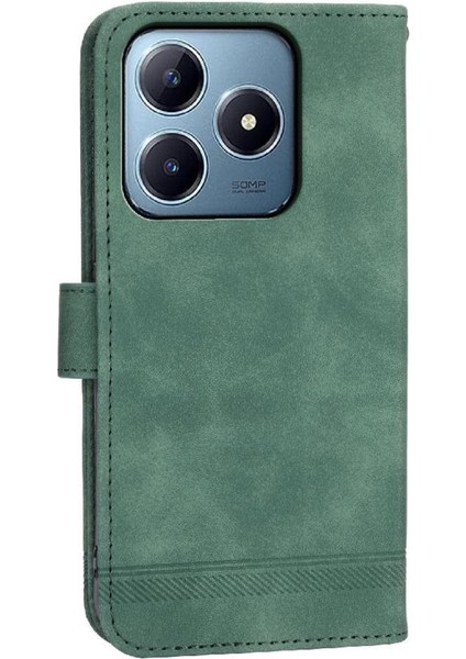 Realme C63/C61 Nakit Cep Premium Bileklik Manyetik Kart Için Flip Case (Yurt Dışından)