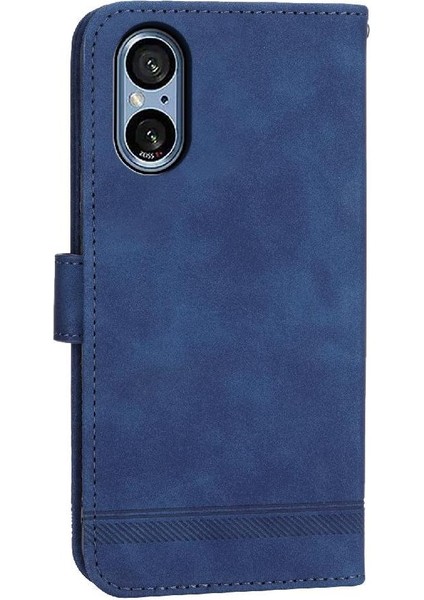 Sony Xperia 5 V Kart Yuvaları Premium Nakit Cep Bileklik Için Flip Case (Yurt Dışından)