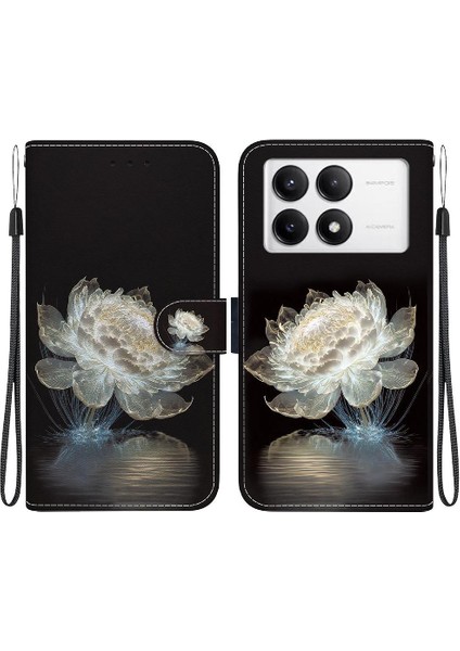 Xiaomi Poco F6 Pro Cüzdan Kart Yuvaları Pu Deri Manyetik Kapatma (Yurt Dışından)