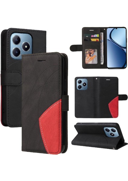 Kart Yuvası Standı Kickstand Koruyucu Flip ile Realme C61 Için Flip Case (Yurt Dışından)