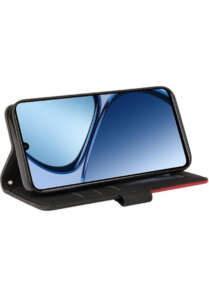 Kart Yuvası Standı Kickstand Koruyucu Flip ile Realme C61 Için Flip Case (Yurt Dışından)